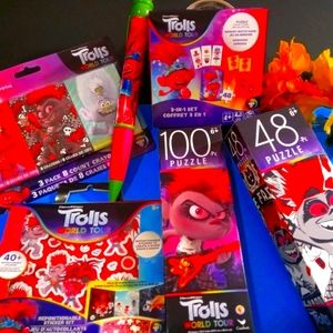 6PC Trolls World Tour Puzzles and More